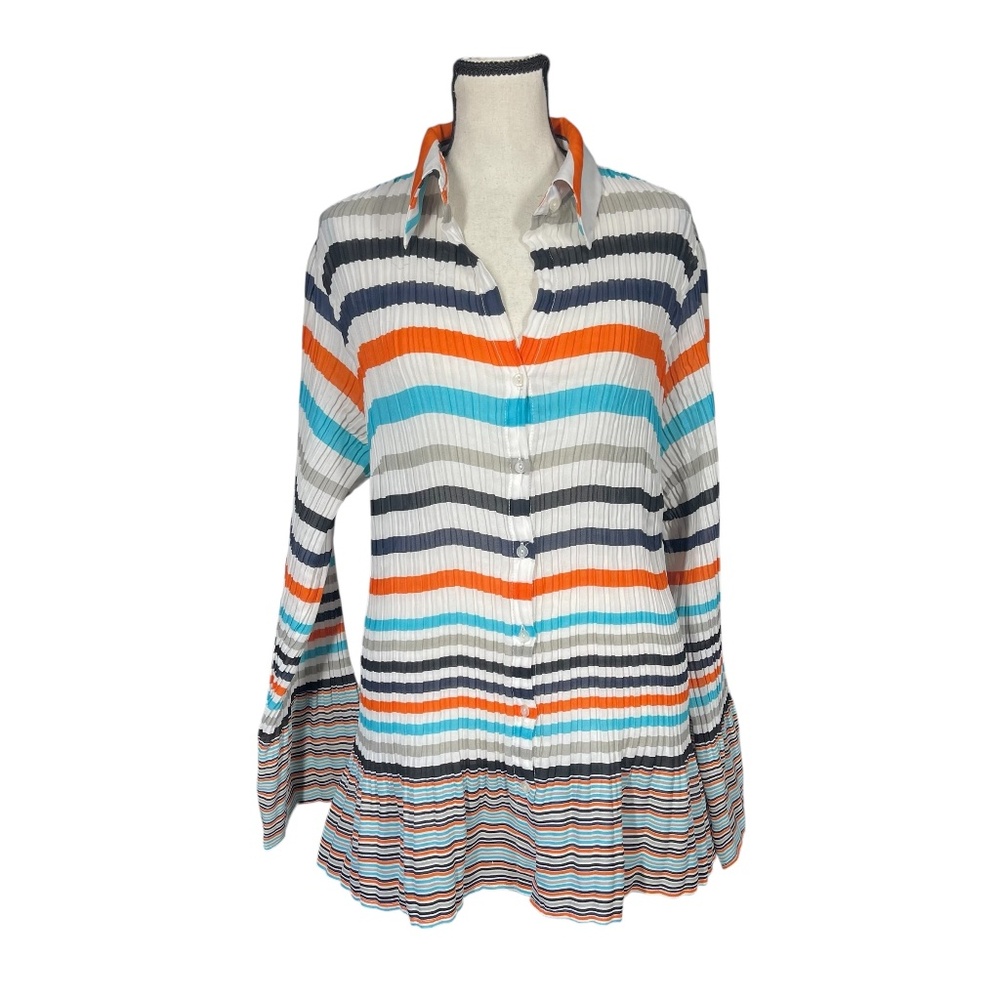 Ashley Stewart Striped Blouse